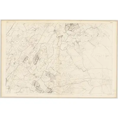 1839 Map of Galway - Sheet 123, 1841 Print