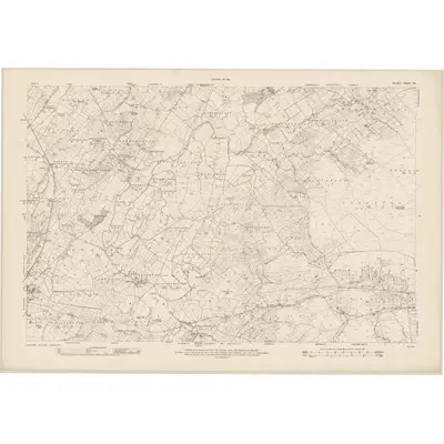 1915 Map of Galway - Sheet 123, 1921 Print