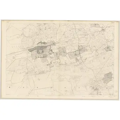 1838 Map of Galway - Sheet 125, 1841 Print