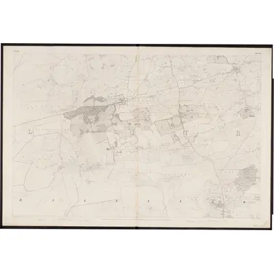 1838 Map of Galway - Sheet 125, 1860 Print