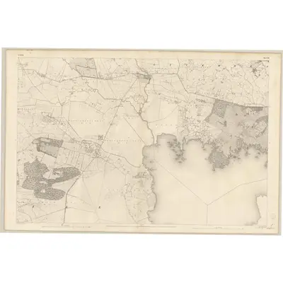1838 Map of Galway - Sheet 126, 1841 Print