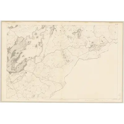 1839 Map of Galway - Sheet 129, 1841 Print