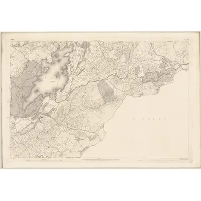 1893 Map of Galway - Sheet 129, 1897 Print