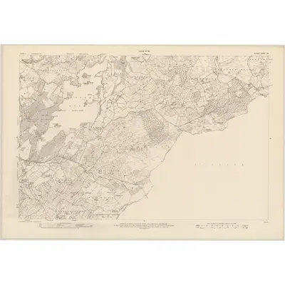 1915 Map of Galway - Sheet 129, 1921 Print