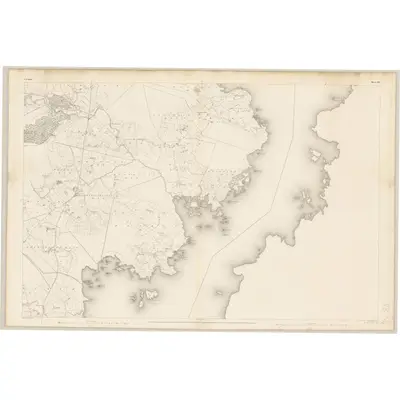 1838 Map of Galway - Sheet 132, 1841 Print