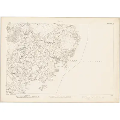 1914 Map of Galway - Sheet 132, 1918 Print