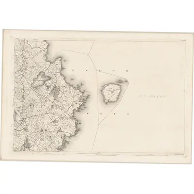 1893 Map of Galway - Sheet 135, 1896 Print