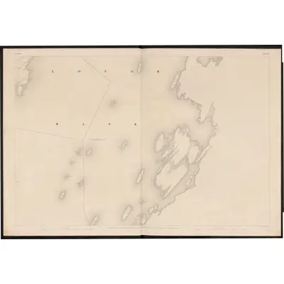 1839 Map of Galway - Sheet 14, 1849 Print