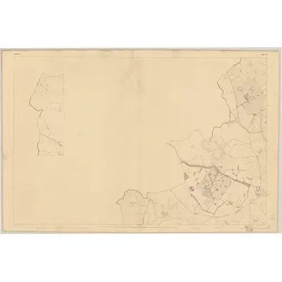 1838 Map of Galway - Sheet 15 [with inset 15A], 1840 Print