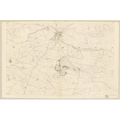 1838 Map of Galway - Sheet 17, 1840 Print