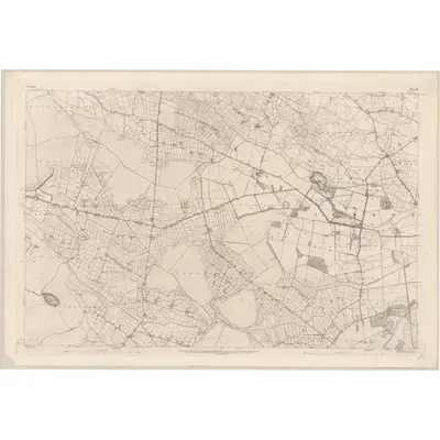 1891 Map of Galway - Sheet 19, 1893 Print