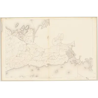 1839 Map of Galway - Sheet 27, 1841 Print
