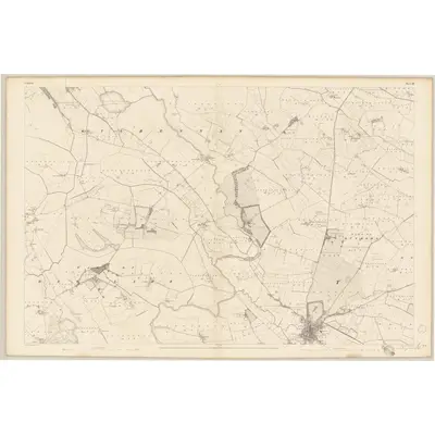1838 Map of Galway - Sheet 29, 1841 Print