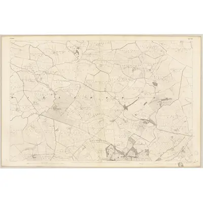 1838 Map of Galway - Sheet 44, 1840 Print