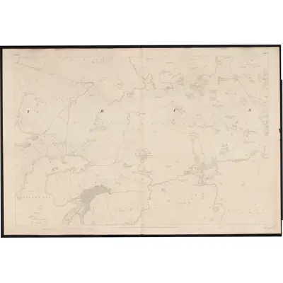 1839 Map of Galway - Sheet 51, 1849 Print