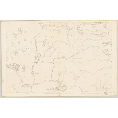 1839 Map of Galway - Sheet 52, 1841 Print