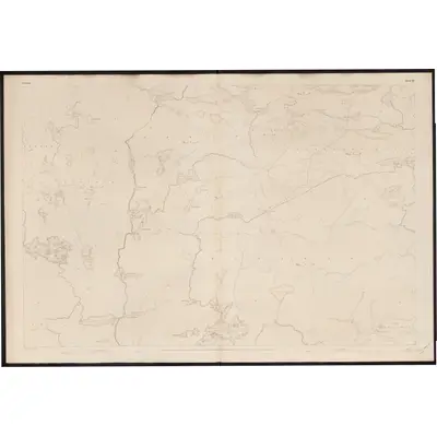 1839 Map of Galway - Sheet 52, 1854 Print
