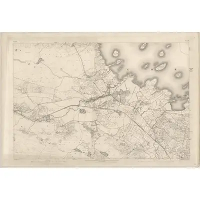1899 Map of Galway - Sheet 54, 1901 Print