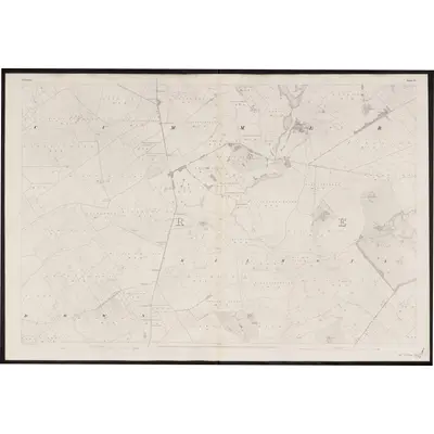 1838 Map of Galway - Sheet 57, 1863 Print