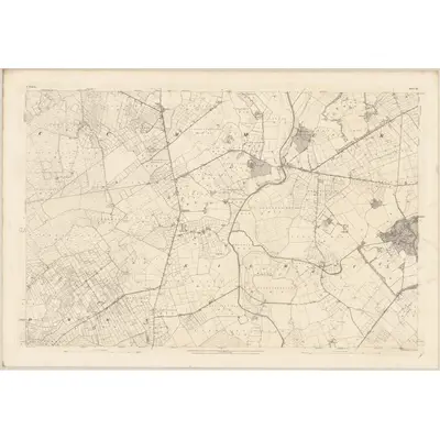 1892 Map of Galway - Sheet 57, 1896 Print