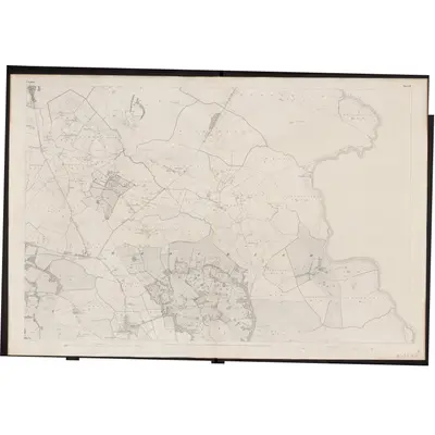 1838 Map of Galway - Sheet 61 [with extension], 1863 Print
