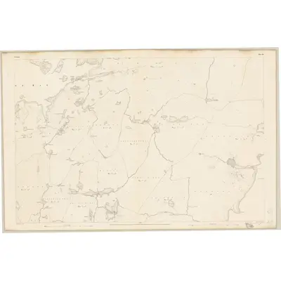 1839 Map of Galway - Sheet 64, 1841 Print