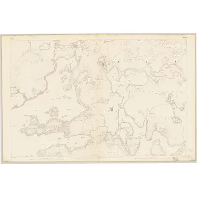 1839 Map of Galway - Sheet 65, 1841 Print