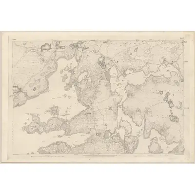 1898 Map of Galway - Sheet 65, 1901 Print