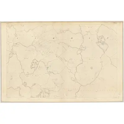 1839 Map of Galway - Sheet 66, 1841 Print