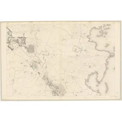 1839 Map of Galway - Sheet 68, 1841 Print