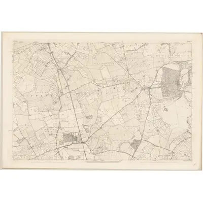 1892 Map of Galway - Sheet 71, 1895 Print