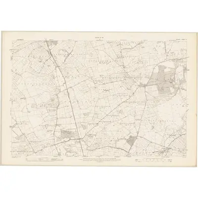 1914 Map of Galway - Sheet 71, 1919 Print