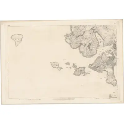 1899 Map of Galway - Sheet 76 [with extension], 1901 Print