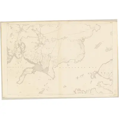 1839 Map of Galway - Sheet 77, 1841 Print