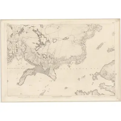 1899 Map of Galway - Sheet 77, 1902 Print