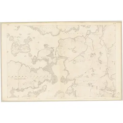 1839 Map of Galway - Sheet 78, 1841 Print