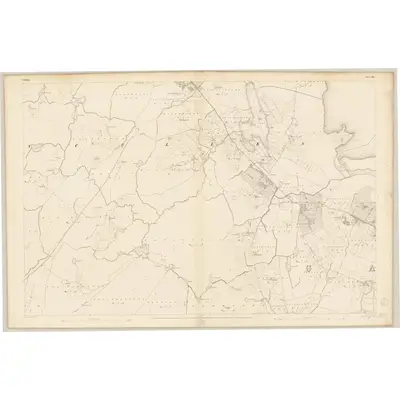 1839 Map of Galway - Sheet 81, 1841 Print