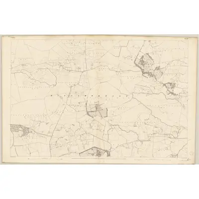 1838 Map of Galway - Sheet 85, 1840 Print