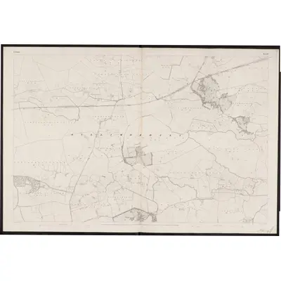 1838 Map of Galway - Sheet 85, 1860 Print