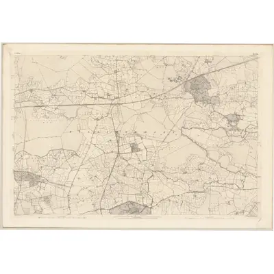 1892 Map of Galway - Sheet 85, 1896 Print