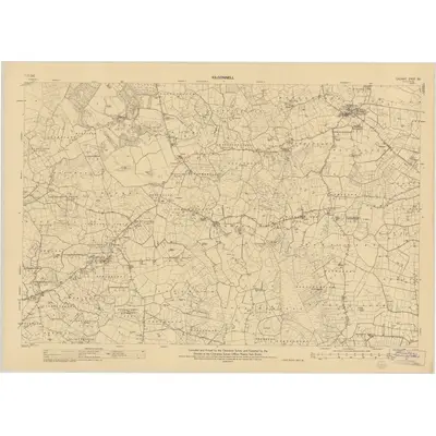 1948 Map of Galway - Sheet 86, 1961 Print