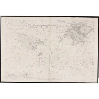 1838 Map of Galway - Sheet 87, 1863 Print