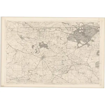 1892 Map of Galway - Sheet 87, 1894 Print