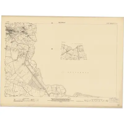 1945 Map of Galway - Sheet 88 & 74A, 1957 Print