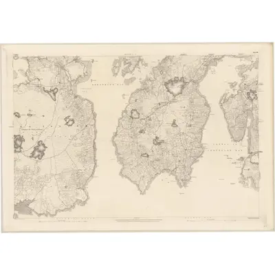 1899 Map of Galway - Sheet 90, 1902 Print
