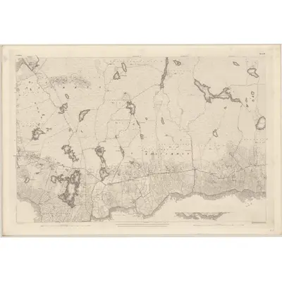 1899 Map of Galway - Sheet 91 [with inset], 1902 Print
