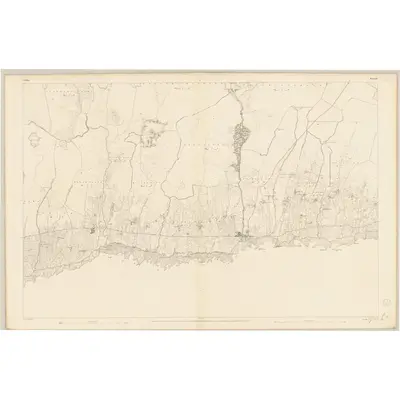 1839 Map of Galway - Sheet 92, 1841 Print