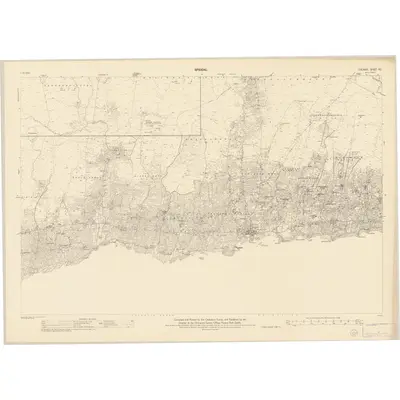 1947 Map of Galway - Sheet 92, 1962 Print