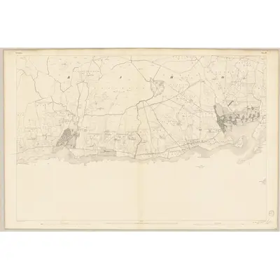 1839 Map of Galway - Sheet 93, 1841 Print