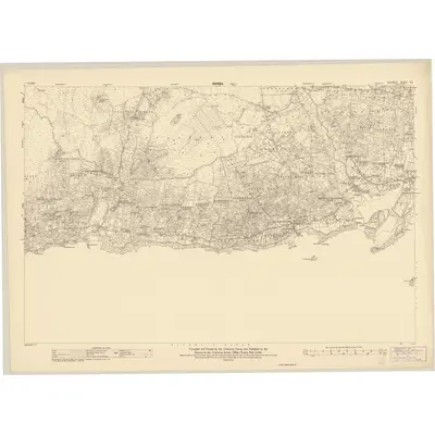 1946 Map of Galway - Sheet 93, 1958 Print